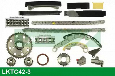 LUCAS ENGINE DRIVE lktc423 -  Комплект цели привода распредвала